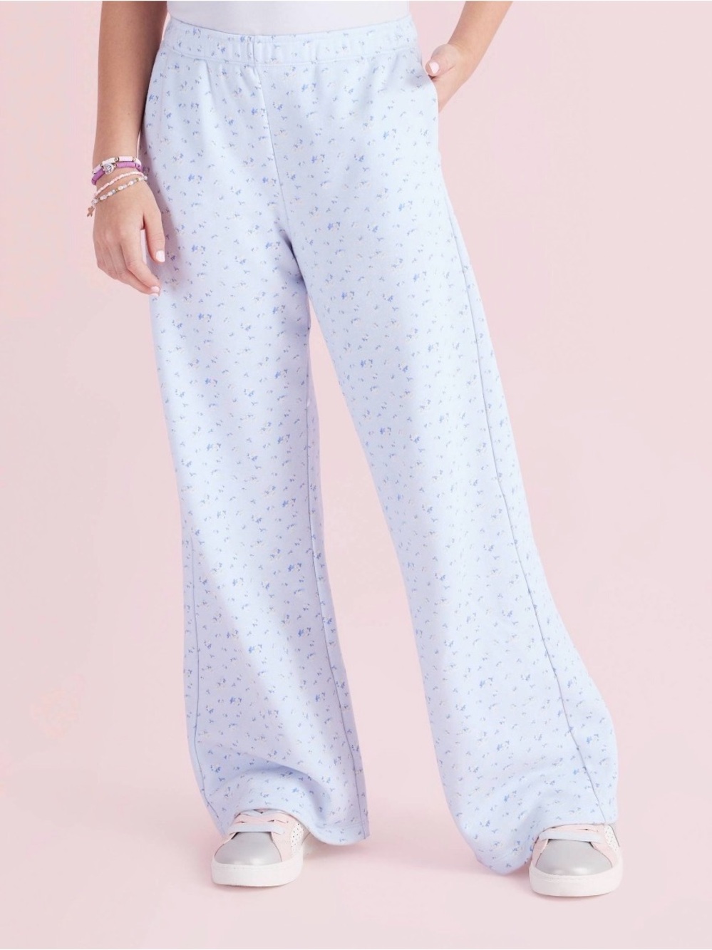 Loveshackfancy x target wide leg floral sweatpants nwt Pants ditsy esme terry